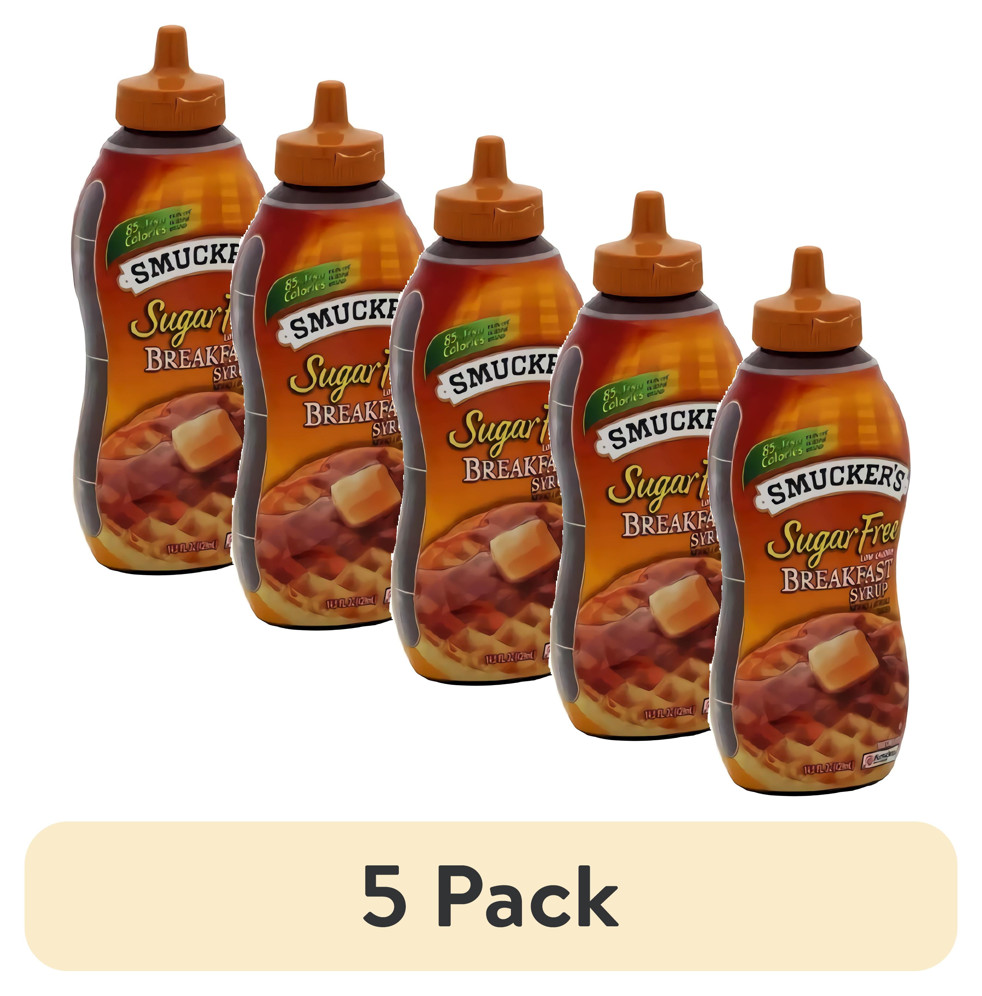 (5 pack) Smucker's Sugar Free Breakfast Syrup, 14.5 Oz (Pack of 6