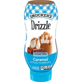 Smucker's Drizzle Sugar Free Caramel Artificially Flavored Syrup, 19.25 oz Squeezable Bottle