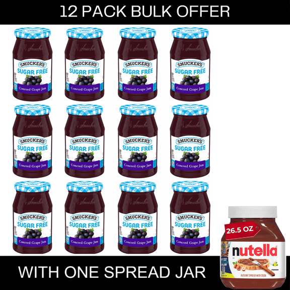 Smucker's Sugar Free Concord Grape Jam, 12.75 oz