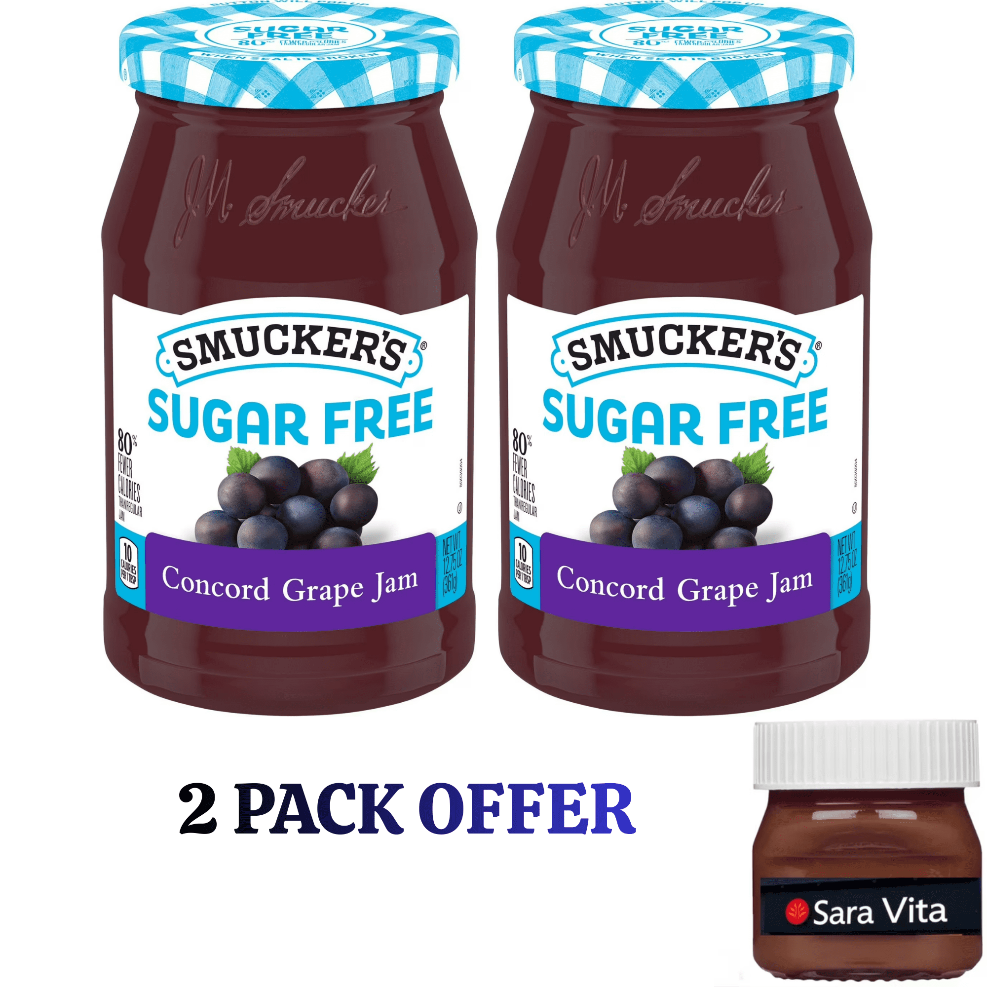 Smucker's Sugar Free Concord Grape Jam, 12.75 oz