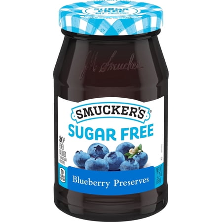 Smucker's Sugar Free Preserves, Blueberry, 12.75 oz