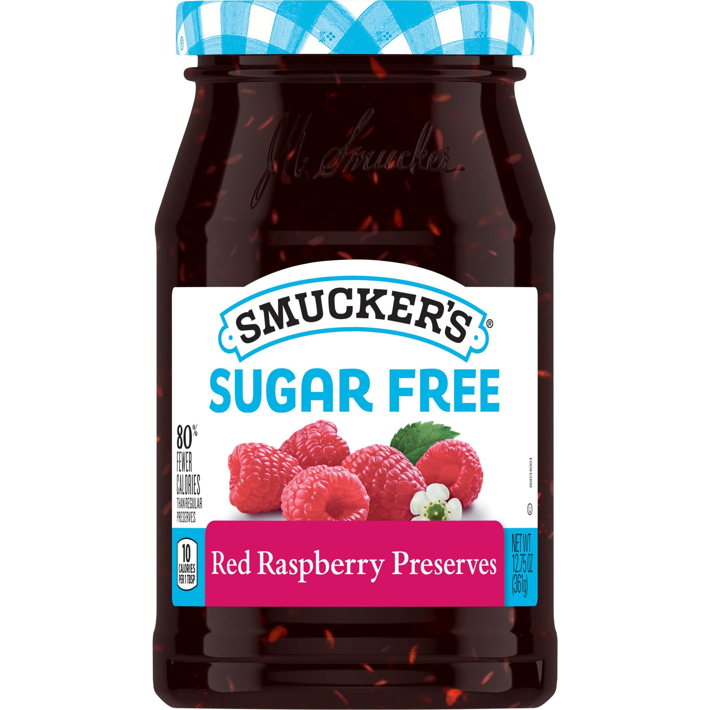 Smucker's Sugar Free Red Raspberry Preserves, 12.75 oz (Package May Vary)