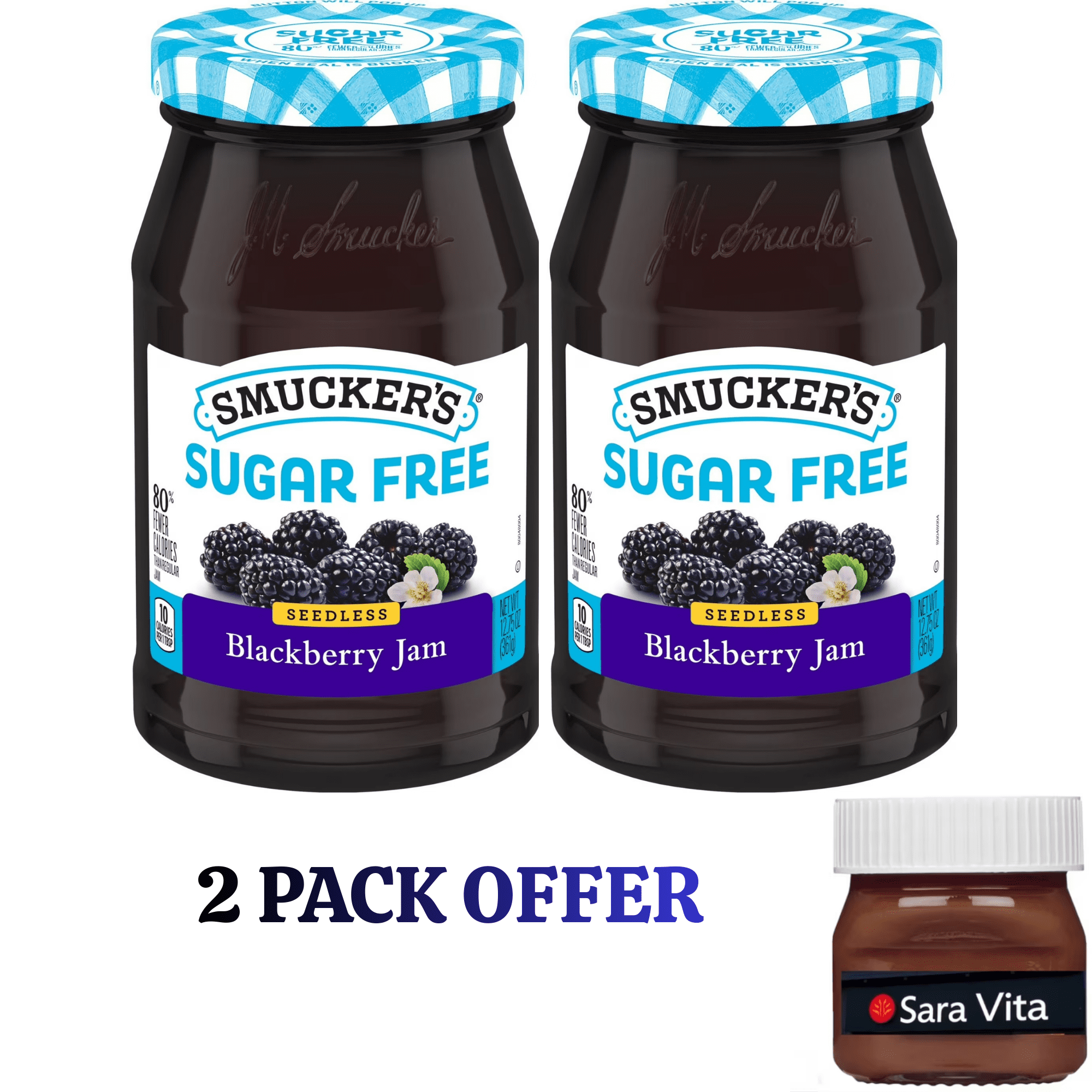 Smucker's Sugar Free Seedless Blackberry Jam, 12.75 oz