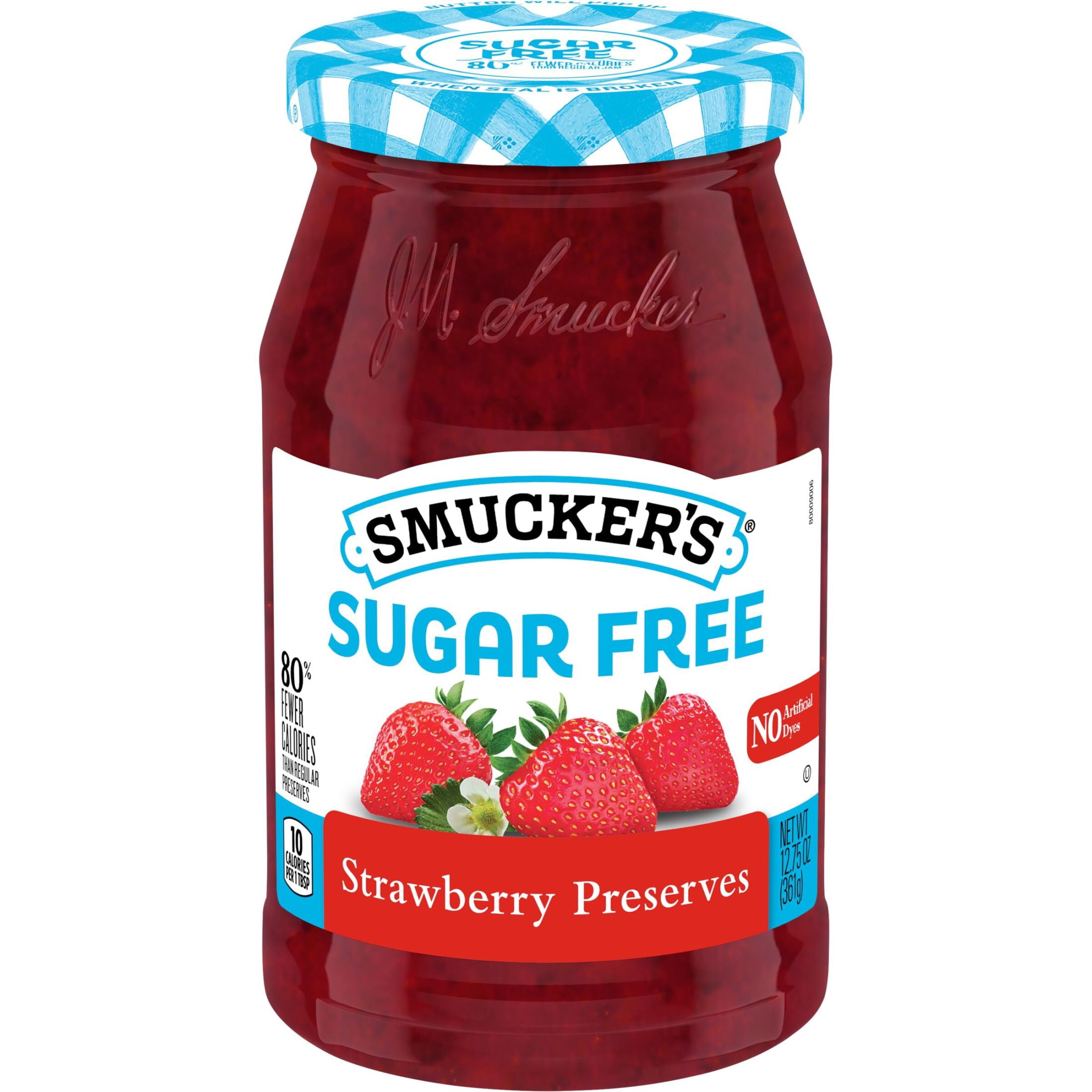 Smucker’s Sugar Free Strawberry Preserves, 12.75 oz Jar 