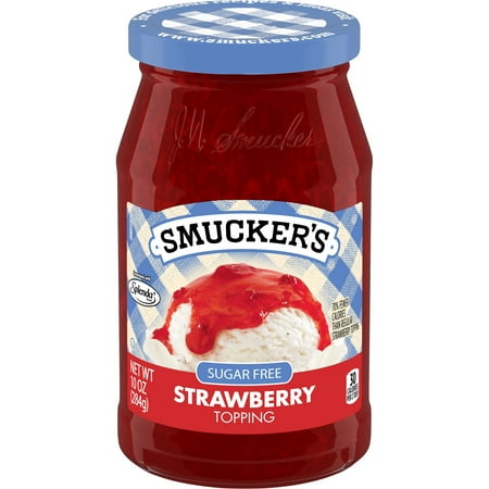 Smucker's Sugar Free Strawberry Topping, 10 Ounces