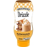 Smucker's Drizzle Butterscotch Artificially Flavored Syrup, 20 oz Squeezable Bottle