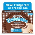 thumbnail image 1 of Smucker’s Uncrustables Chocolate Flavored Hazelnut Spread Sandwiches, 4 Count, 1.8 oz Each, Frozen, 1 of 14
