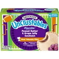 thumbnail image 1 of Smucker’s Uncrustables Peanut Butter & Grape Jelly Sandwiches, 4 Count, 2 oz Each, Frozen, 1 of 15