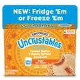 thumbnail image 1 of Smucker’s Uncrustables Peanut Butter & Honey Spread Sandwiches, 4 Count, 2 oz Each, Frozen, 1 of 12