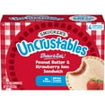 thumbnail image 1 of Smucker’s Uncrustables Peanut Butter & Strawberry Jam Sandwiches, 4 Count, 2 oz Each, Frozen, 1 of 12