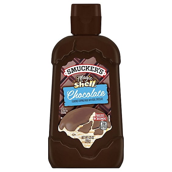 Smuckers Magic Shell Topping Chocolate - 7.25 Oz