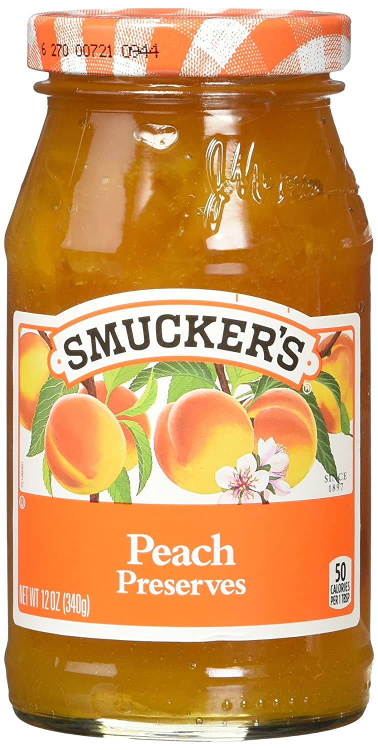 Smuckers Peach Preserves, 12 Ounces (Pack Of 6)