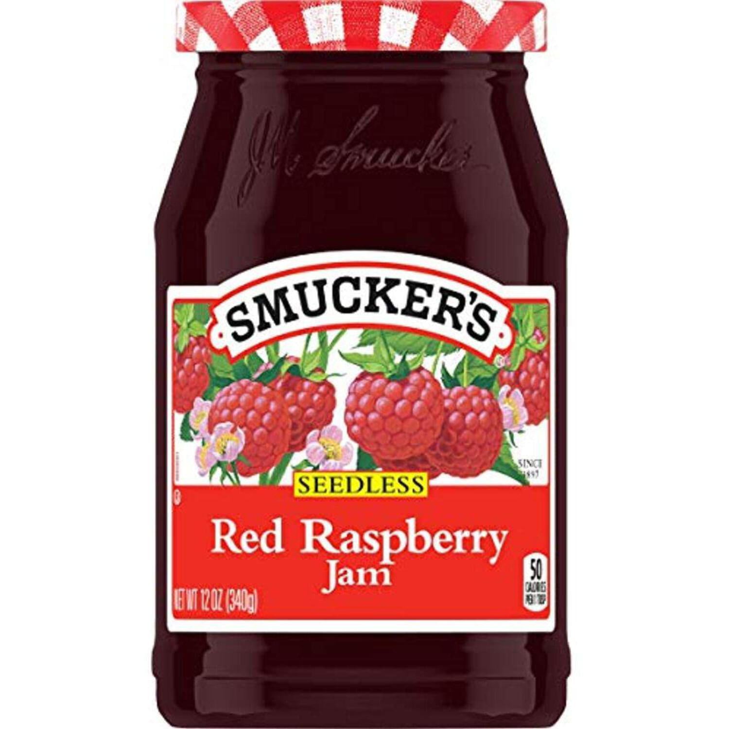 Smuckers Seedless Red Raspberry Jam, 12 Ounces (Pack of 6) - Walmart.com
