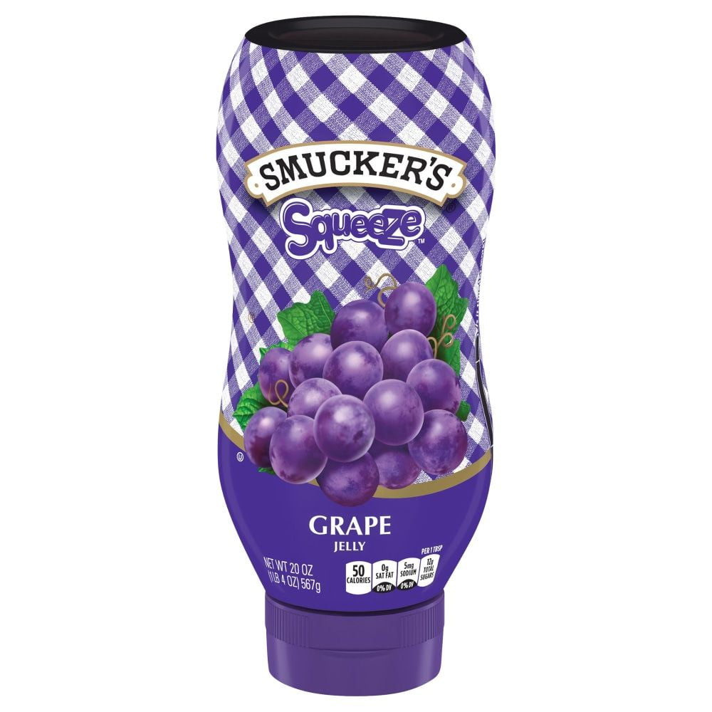 Smuckers Squeeze Bottle Grape Jelly Spread 20 oz - Pack of 1