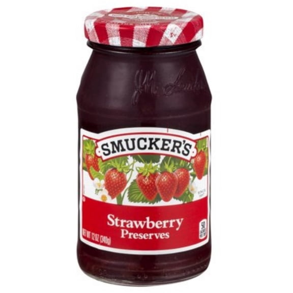 Smucker's, Strawberry Preserves 12 oz (Pack of 3)