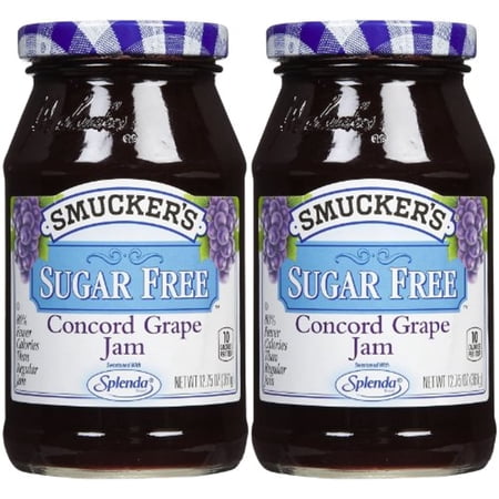 Smuckers Sugar-Free Concord Grape Jam 12.75 (Pack Of 2)