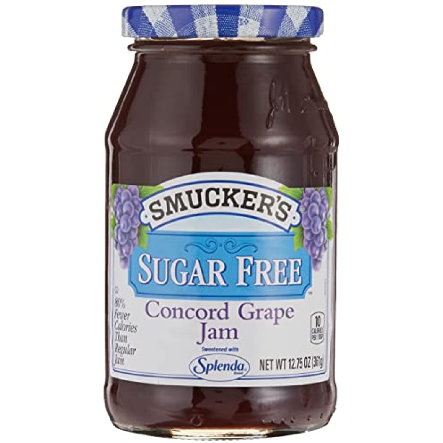 Smuckers Sugar Free Concord Grape Jam With Splenda Brand Sweetener, 12.75 Oz