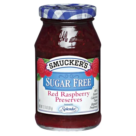 Smuckers Sugar Free Red Raspberry Preserves, 12.75-Ounce (Pack Of 6)