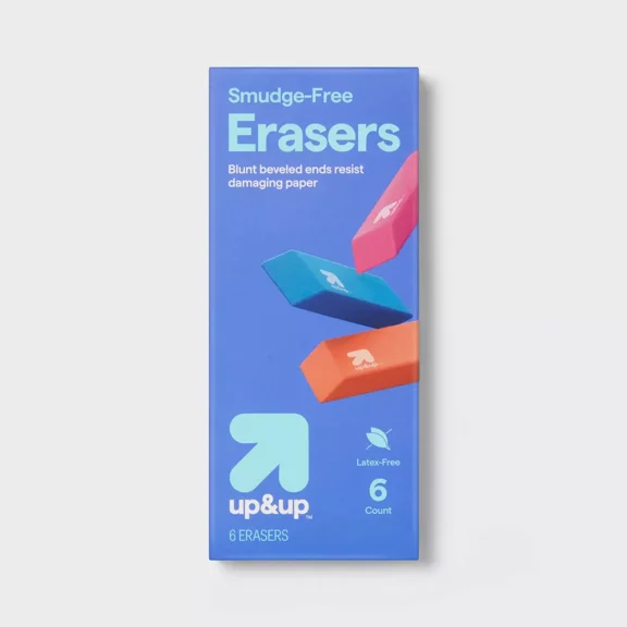Smudge-Free Erasers
