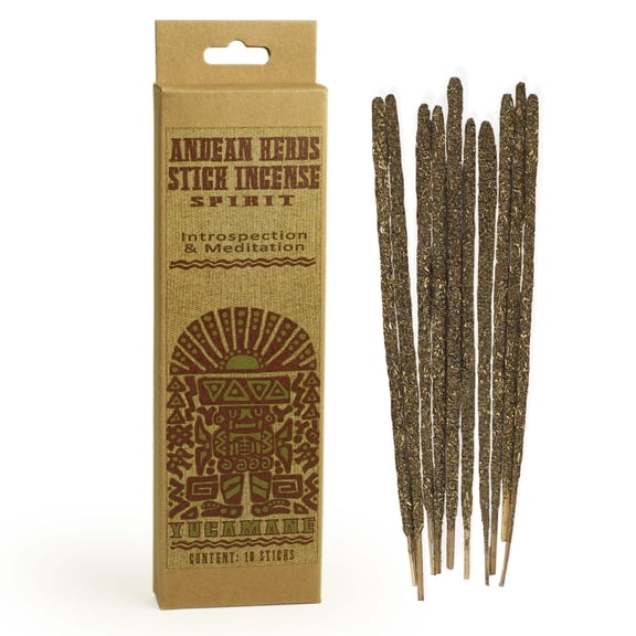Smudging Incense - Spirit - Andean Herbs Incense Sticks - Introspection Meditation
