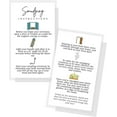 thumbnail image 1 of Smudging Instruction Cards  50 Pack  2x3.5" inches Business Card  Smudge Stick Instructions for Cleansing Negative Energy  Spiritual Cleansing  White Card with Colored Icons, 1 of 6