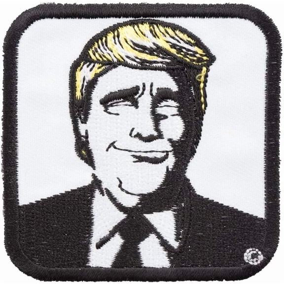 Smug Donald Trump Patch, Faces Of Trump Patches