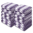 thumbnail image 1 of Smuge 12 Pack Washcloths, 13"x13" Quick Dry Hand Face Towels Cloth Soft Microfiber Drying Kitchen Dish Towels (Dark Purple), 1 of 9