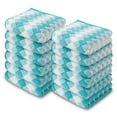 thumbnail image 1 of Smuge 12 Pack Washcloths, 13"x13" Quick Dry Hand Face Towels Cloth Soft Microfiber Drying Kitchen Dish Towels (Sea Blue), 1 of 7