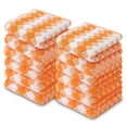 thumbnail image 1 of Smuge 12 Pack Washcloths, 13"x13" Quick Dry Hand Face Towels Cloth Soft Microfiber Drying Kitchen Dish Towels (Tangerine), 1 of 7