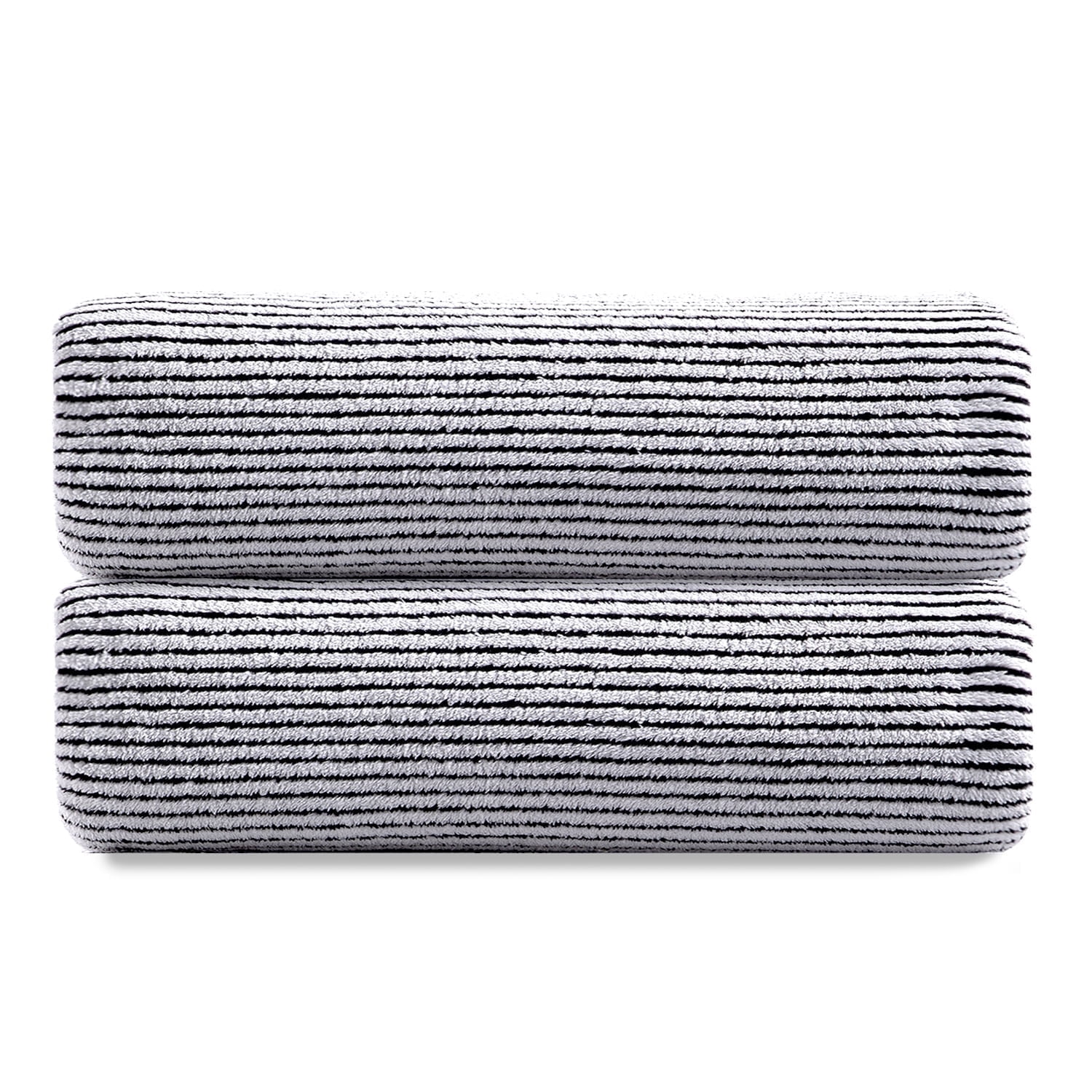 Smuge 2 Pack Hand Towel Set, Soft Microfiber Quick Dry Highly Absorbent