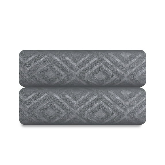Smuge 2 Pack Large Bath Towel Set 35 x 70 Inches, Microfiber Ultra Soft Plush, Highly Absorbent Quick Dry Luxurious Oversized Bath Sheets Towels (Dark Gray)