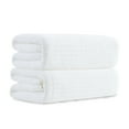 thumbnail image 1 of Smuge 2 Pack Large Bath Towel Set 35 x 70 Inches, Microfiber Ultra Soft Plush, Highly Absorbent Quick Dry Luxurious Oversized Bath Sheets Towels (White）, 1 of 6