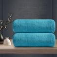 thumbnail image 1 of Smuge 2 Pack Oversized Bath Sheet Towels (35 x 70 in, Light Blue Green) 700 GSM Ultra Soft Large Bath Towel Set Thick Cozy Quick Dry Bathroom Towels Hotel Luxurious Towels, 1 of 8