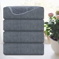 thumbnail image 1 of Smuge 4 Pack Oversized Bath Sheet Towels (35 x 70 in,Dark Gray) 600 GSM Ultra Soft Large Bath Towel Set Cozy Quick Dry Bathroom Towels Hotel Luxurious Towels, 1 of 9