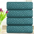 thumbnail image 1 of Smuge 4 Pack Oversized Bath Towel Set, Green Pine 600 GSM Ultra Soft Extra Large Bath Sheet Towels 35"x70" Bathroom Towels Hotel Luxurious Towels, 1 of 8