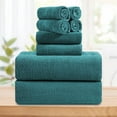 thumbnail image 1 of Smuge 8 Piece Oversized Bath Towel Set, Microfiber Ultra Soft Plush, 700 GSM Highly Absorbent Quick Dry Luxurious Bath Sheets Towels for Bathroom Hotel(Dark Green), 1 of 6