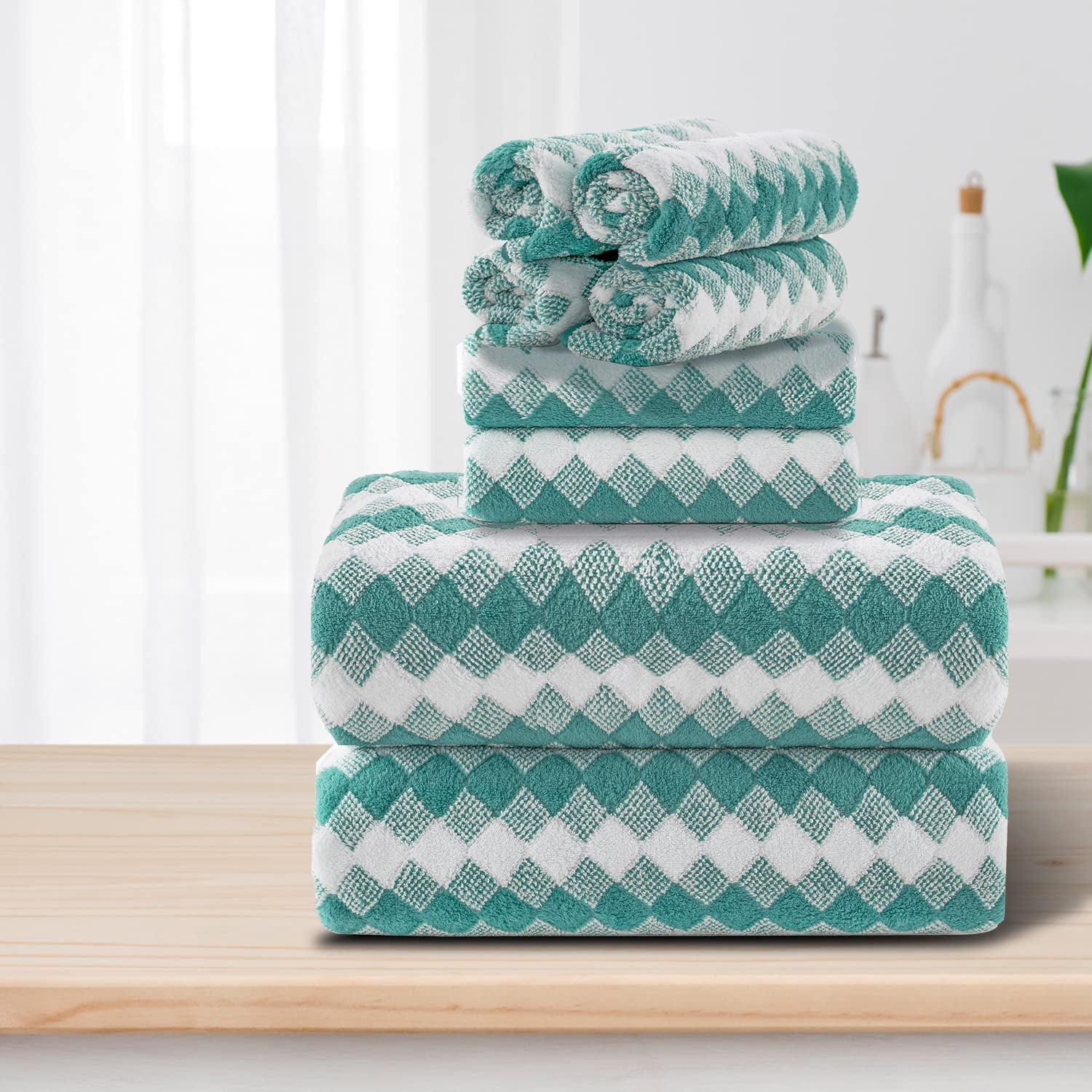 Smuge Extra Large Bath Towel Sets of 8, 2 Large Bath Towels Oversized