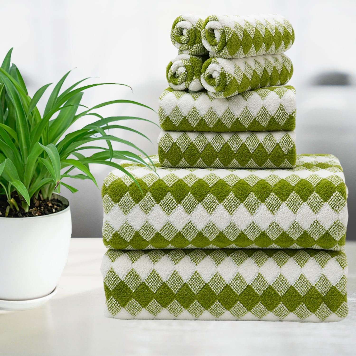 Smuge Extra Large Bath Towel Sets of 8, 2 Large Bath Towels Oversized ...