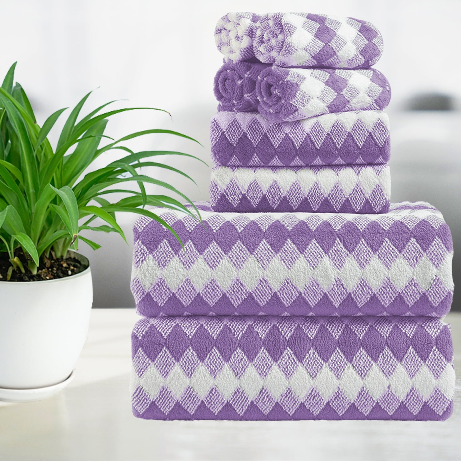 Smuge Extra Large Bath Towel Sets of 8, 2 Large Bath Towels Oversized ...