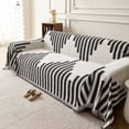 thumbnail image 1 of Smuge Sofa Cover, Couch Cover Protector Slipcover L Shape Sofa towel Furniture Cover for Pets Dogs Cats Home Decor (71"x 150", Black), 1 of 9