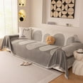 thumbnail image 1 of Smuge Sofa Cover, Couch Cover Protector Slipcover L Shape Sofa towel Furniture Cover for Pets Dogs Cats Home Decor (71"x 150", Grey), 1 of 8