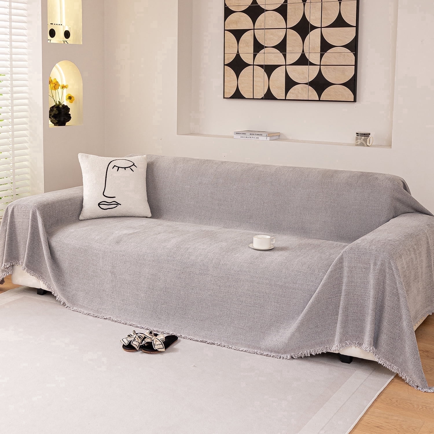 Herringbone-Light Grey