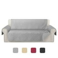 thumbnail image 1 of Smuge Waterproof Sofa Covers, Reversible Couch Sofa Slipcover Cushion Furniture Protector Cover for Dogs, Pets (78" Sofa, Light Gray), 1 of 6
