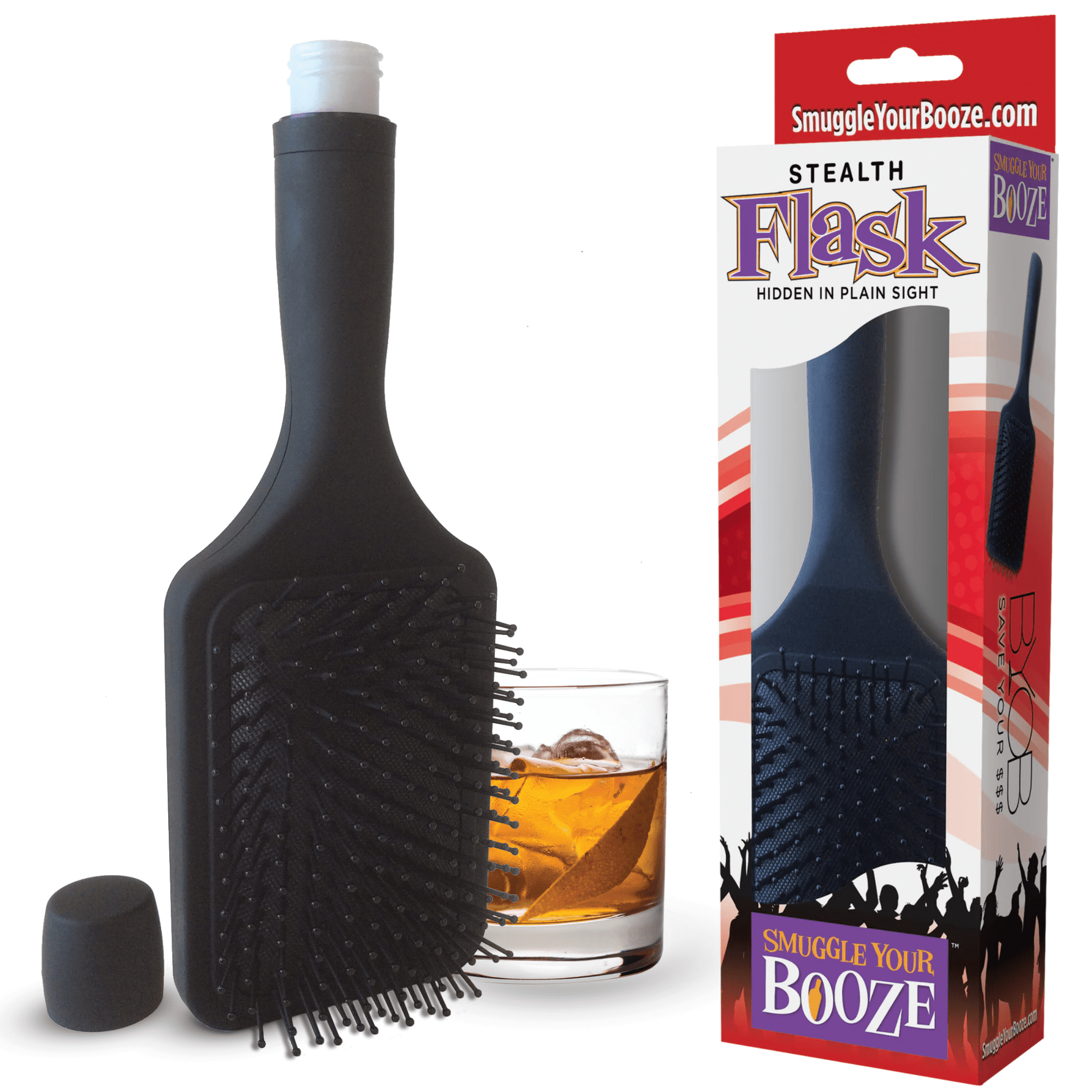 Smuggle Booze Containers Smuggle Your Booze 6 Oz Brush Flask - Walmart.com