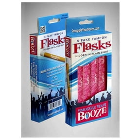 Smuggle Your Booze Fake Tampon Booze Tubes Alcohol Flask