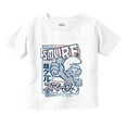 thumbnail image 1 of Smurf 80s Cartoon Kanji Cool Manga Toddler Boy Girl T Shirt Infant Toddler Brisco Brands 18M, 1 of 6