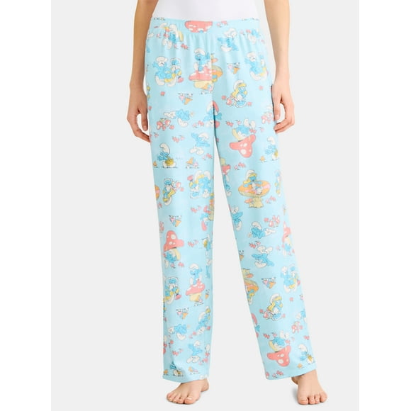 Smurf Women’s and Women’s Plus Print Sleep Pants, Sizes XS-3X
