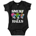 thumbnail image 1 of Smurf the Halls Christmas Presents Romper Boys or Girls Infant Baby Brisco Brands 18M, 1 of 7
