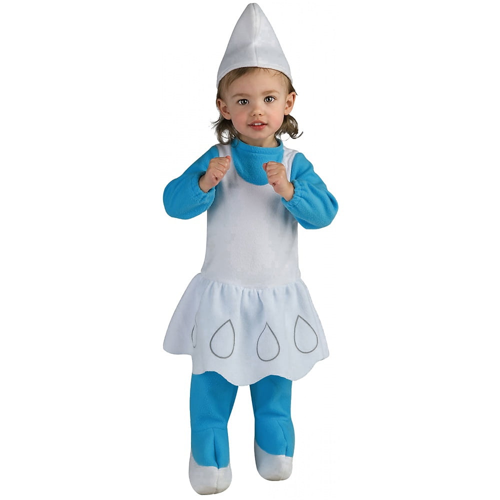 Smurfs 2-piece Baby Boy Big Graphic Baby Jumpsuit and Hat