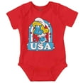 thumbnail image 1 of Smurfette Cartoon American Cutie USA Bodysuit Jumper Girls Infant Baby Brisco Brands 18M, 1 of 6